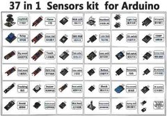 Kit 37 Módulos Sensores Arduino Robótica Mogi Eletrônica
