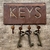 Llavero Pared en Metal terminación óxido - Keys