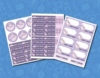 Kit Escolar Unicornio Violeta