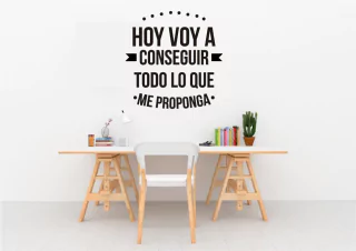 Vinilos para Pared - Hoy voy a Conseguir