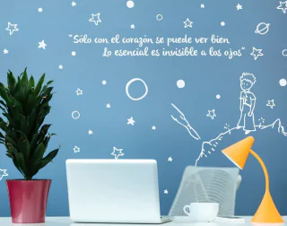 El Principito / Vinilo de corte para pared - comprar online