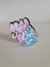 30 Apliques 3D Luxo Stitch para Nutella 140g