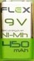 Bateria Recarregável Flex 9v 450mAh Nimh Microfone Violão no Blister na internet