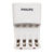 Carregador de Pilhas Philips com 4 Pilhas Aaa Palito 1000mAh Recarregáveis RTU Bivolt Inmetro - comprar online