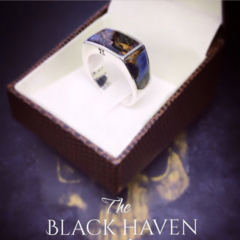Apocalypse ring with pietersite stone - buy online