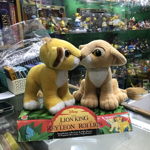 Pequeño Rey Leon y Nala Besitos Lion King Mattel Disney
