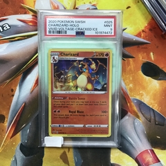 POKEMON TCG PSA 9 Charizard Holo Cracked Ice