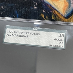 1979 Diego Maradona #10 Super Futbol Good+ 35 SGC 2.5 en internet