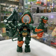 Tortugas Ninja TMNT Playmates Muta Force Robotation Michelangelo