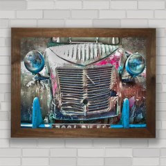 Quadro decorativo com pôster do carro Citroen 2CV
