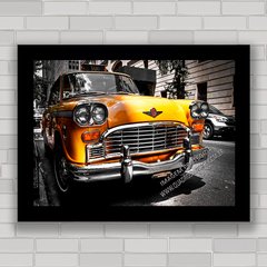 Quadro decorativo táxi Nova Iorque