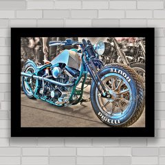 Quadro decorativo moto Harley Davidson