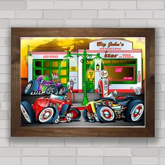 Quadro decorativo carros Hot Rod