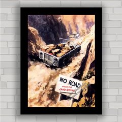 Quadro decorativo jipe antigo Land Rover