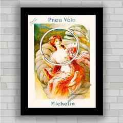 Quadro decorativo propaganda pneus Michelin