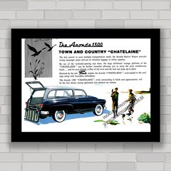 Quadro decorativo carro antigo Simca