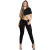 Imagem do Calça Jogger Cropped Preta com Empina Bumbum Pit Bull 61539