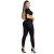 Calça Jogger Cropped Preta com Empina Bumbum Pit Bull 61539 - loja online