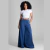 Calça Feminina Super Wide Leg Cintura Alta Sawary 282928