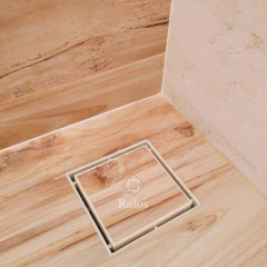 Ralo Oculto Invisível Veneza 100mm 5 Anos Garantia Bege - comprar online