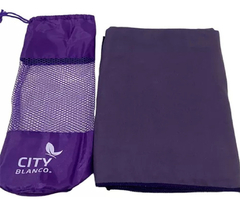 Toallon Secado Rapido 70x150 Premium Color Violeta Oscuro Lisa - comprar online