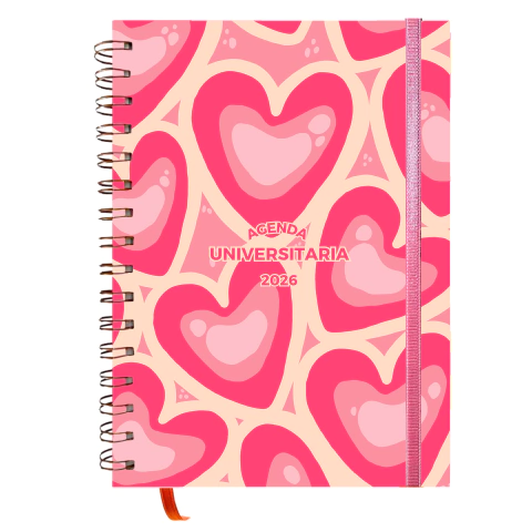 AGENDA UNIVERSITARIA LOVE 2026 - comprar online
