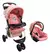 COCHE CUNA CON HUEVITO DE BEBE 3 RUEDAS (MINNIE SALMON) DENCAR