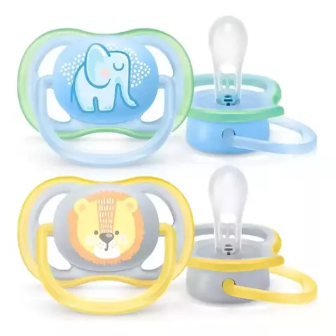 CHUPETE X2 ULTRA AIR (LEON-ELEFANTE) DE 0 A 6M - AVENT