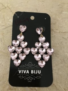 Brinco cacho de coração - comprar online