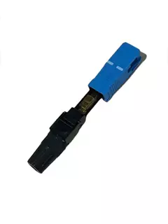 100 UN CONECTOR FAST RÁPIDO FIBRA ÓPTICA AZUL SC/UPC - comprar online