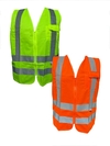 COLETE COM 1 BOLSO AMARELO E LARANJA - KIT 10UN - comprar online