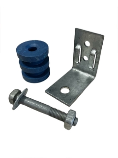 SUPORTE DM COM ROLDANA 2 RANHURAS (AZUL) - KIT 20UN - comprar online