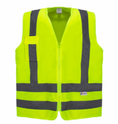 COLETE COM 1 BOLSO AMARELO - KIT 10UN na internet