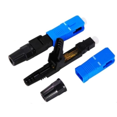 50 UN CONECTOR FAST RÁPIDO FIBRA ÓPTICA AZUL SC/UPC - Isamig Telecom