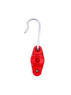 ESTICADOR TIPO 8 COM GANCHO LONGO (VERMELHO)