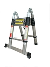 ESCADA TELESCOPICA DOBRAVEL E DEGRAUS DE ALUMINIO - 3,8M - comprar online