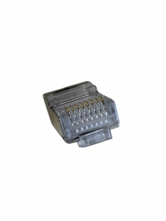 CONECTOR RJ45 CAT5E GOLD MACHO BLINDADO- KIT 25UN na internet