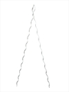 ALÇA PREF. ACO P / CABO OPTICO 6,4 - 7,4 MM (BRANCA LONGA 3V) (ISAMIG) - KIT 100UN