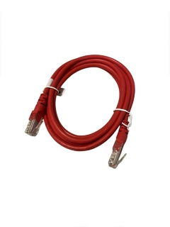 PATCH CORD CAT.5E UTP - 1,5M - VERMELHO - KIT 20UN - comprar online