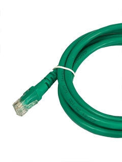 PATCH CORD CAT.6 UTP 100% COBRE - 1,5M - VERDE - KIT 20UN - Isamig Telecom