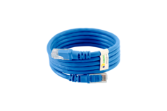 PATCH CORD CAT.5E UTP 100% COBRE - 1,5M - AZUL - KIT 2UN na internet