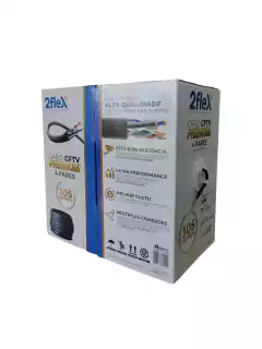CABO PARA CFTV 4P 2F-N4P-305-BL 2 FLEX- KIT 2UN