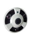 3360 CAMERA FISHEYE POE 3MP 3 LEDS ONVIF H265 - KIT 2UN - comprar online