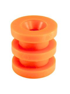 300 Un Roldana Isolador Plástico 2 Ranhuras Rp2 (laranja) - comprar online