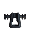 SUPORTE ISOLADOR 4 RANHURAS / VIAS SUPA PRETO- KIT 10UN - comprar online