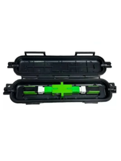 Caixa de Emenda Óptica Mini p/ cabo Drop Completa - KIT 30UN - comprar online