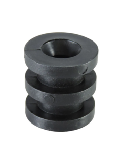 50 Un Roldana Isolador Plástico 2 Ranhuras Rp2 (preta) - comprar online