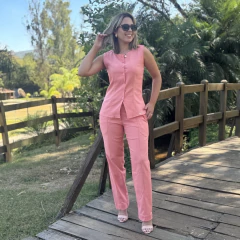 Conjunto Elaine (Coral) - Eclipsemodas.com