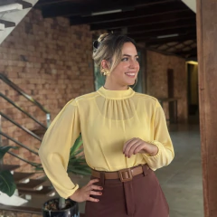 Blusa Josiane (Amarelo) - loja online