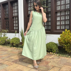 Vestido Lívia (Pistache)